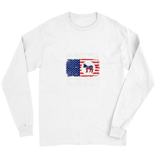 Donkey Pox The Disease Destroying America Funny antis Biden 215 Long Sleeves
