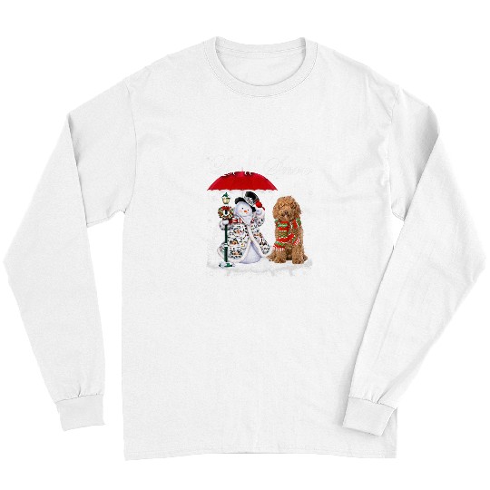 Labradoodle Santa Dog Christmas Snowman xmass Pajama 362 Long Sleeves