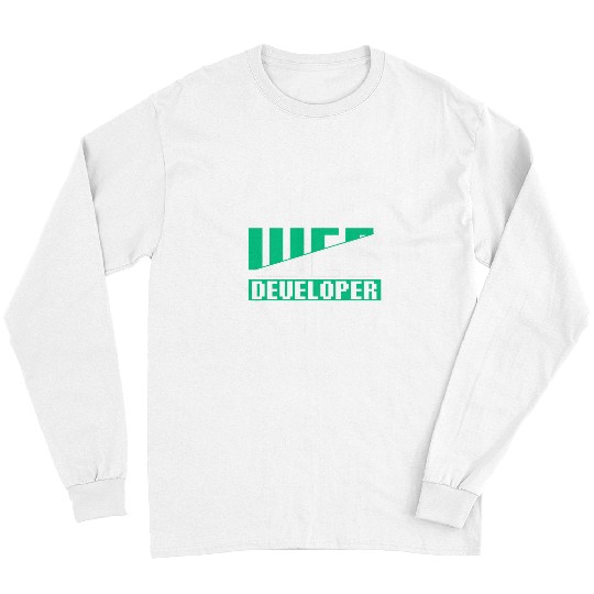 Web Developer Code Coder Programmer Sayings Coding Long Sleeves