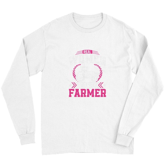 Tractor driving Farming Farmer Husband Wife Marriage Wedding vintages Tractor Long Sleeves