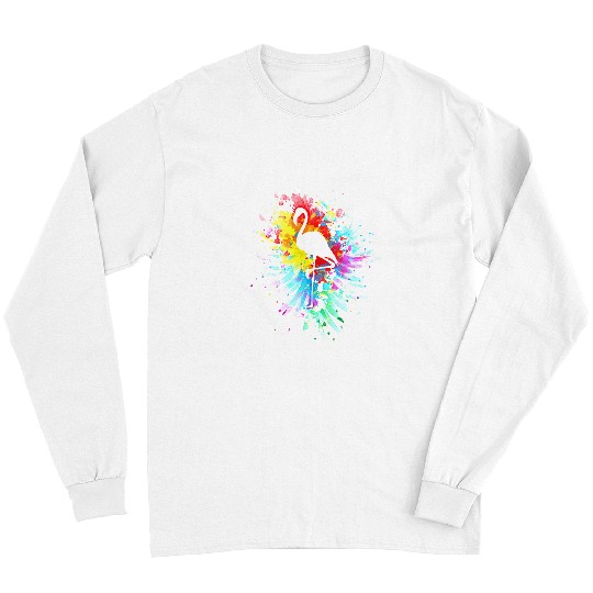 Pink Flamingo Classic Colorful wild Flamingos Long Sleeves