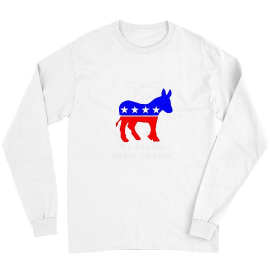 Donkey Pox donkey political funny 2satire Long Sleeves
