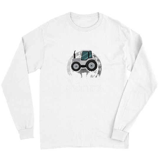 Tractor driving Big Brother Sibling for Teenager Boys Long Sleeves