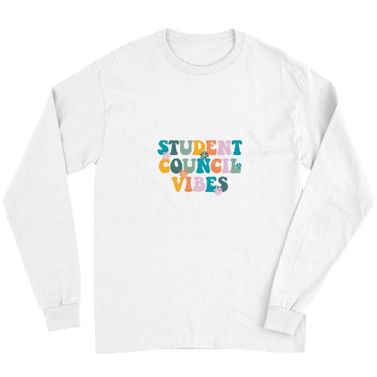 Groovy Student Council Vibes School Student Council 2 Long Sleeves