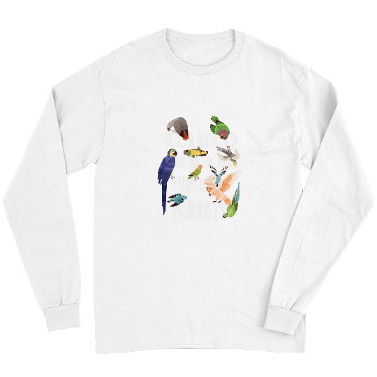 Funny Pet Parrot Cockatiel African Grey Macaw Cockatoo Long Sleeves