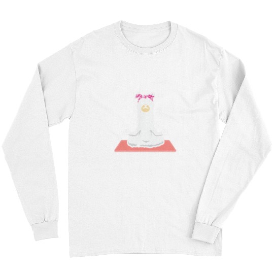 Namaste Yoga Alpaca Llama Drama Yoga Peace Meditation Gifts For Yoga Meditation Long Sleeves