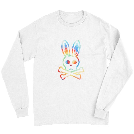 Skeletons Skulls Easter Bunny Ears Skull Rabbit Funny for Men Women Adults Skull Long Sleeves