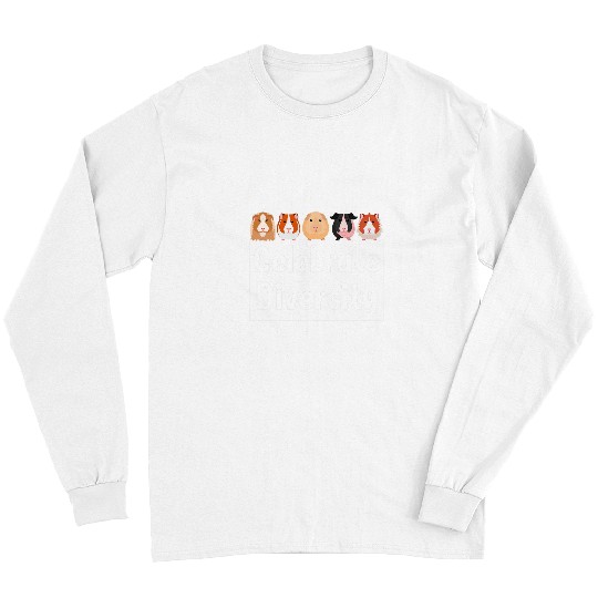 Funny Celebrate Diversity Cute Guinea Pig Owner Lovers Long Sleeves