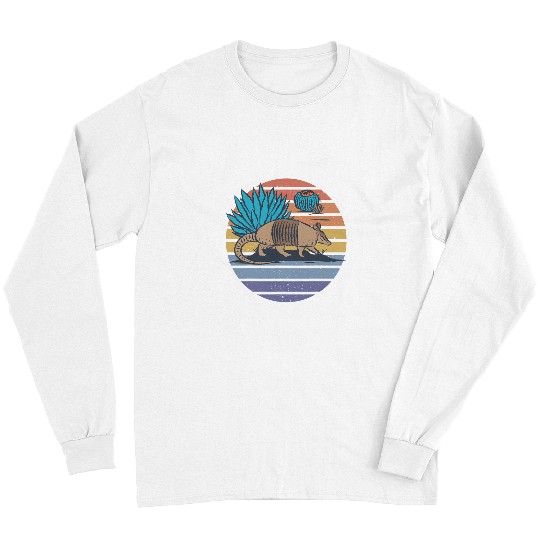 Armadillo Desert Agave Cactus Cacti Redrock Vacay Cute Long Sleeves