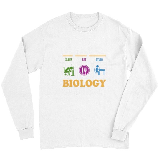Biology Major Student Gift  Funny Biologist Long Sleeves