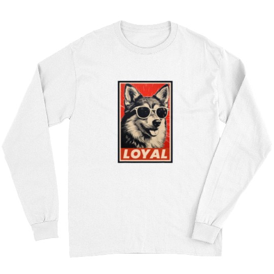 Alaskan Klee Kai Loyal Dog vintages Pet Mom Dad 1 Long Sleeves