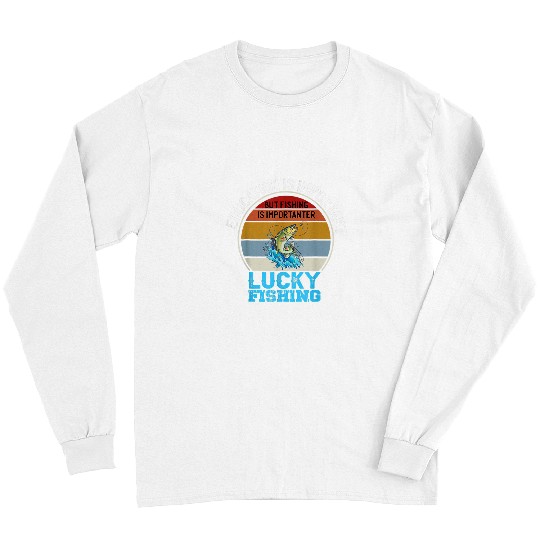 Fishing Education Is Important But Fishing Is Importanter Bass Fish Fisher Long Sleeves