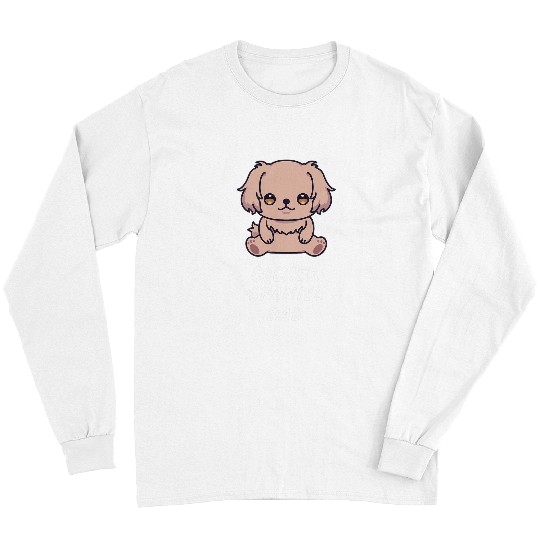 Dog Cocker Spaniel Dad Kawaii Dog Lover Owner Family Aesthetic Long Sleeves