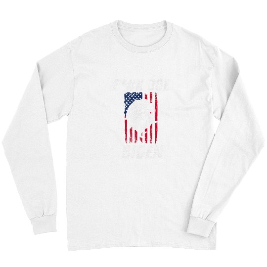 F Joe Biden Eagle and US Flag Design Long Sleeves