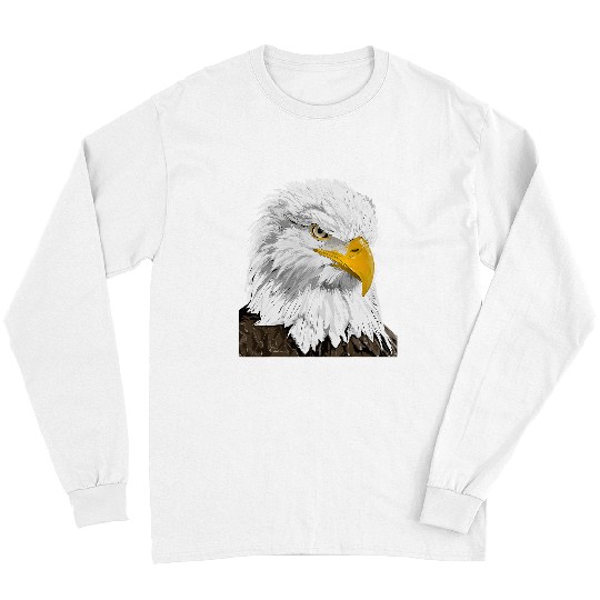 Bald Eagle Head Long Sleeves