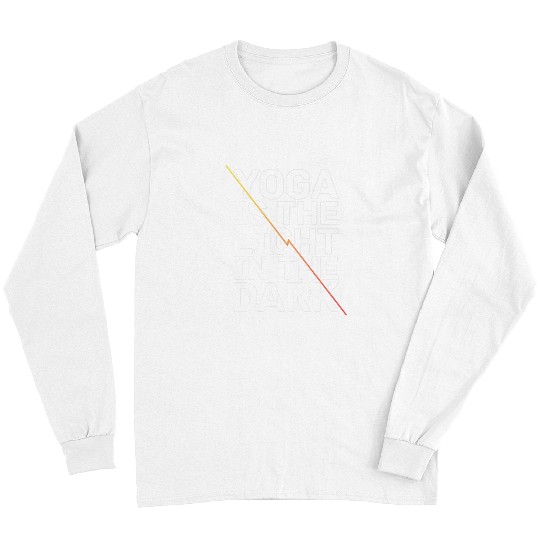 Namaste Yoga Is The Light In The Dark Spirituality Mediation Yoga Meditation Long Sleeves