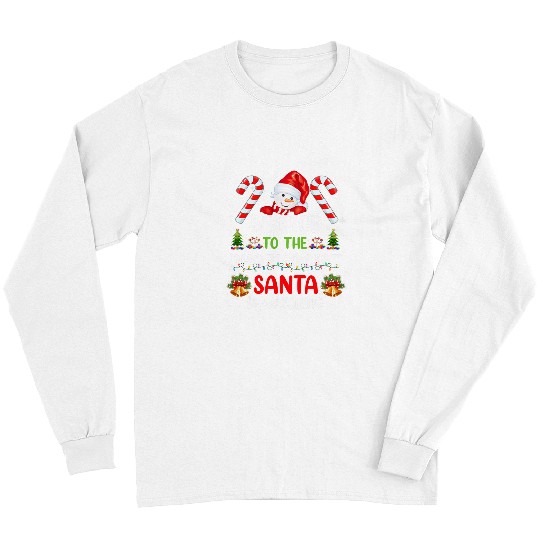 Be Nice To The Pharmacist Santa is Watching Christmas Pajama Long Sleeves