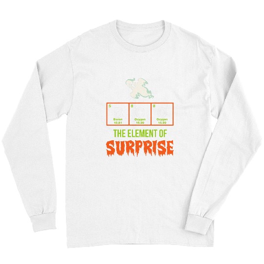 Chemistry Boo The Element Of Surprise 2Chemistry Halloween Long Sleeves