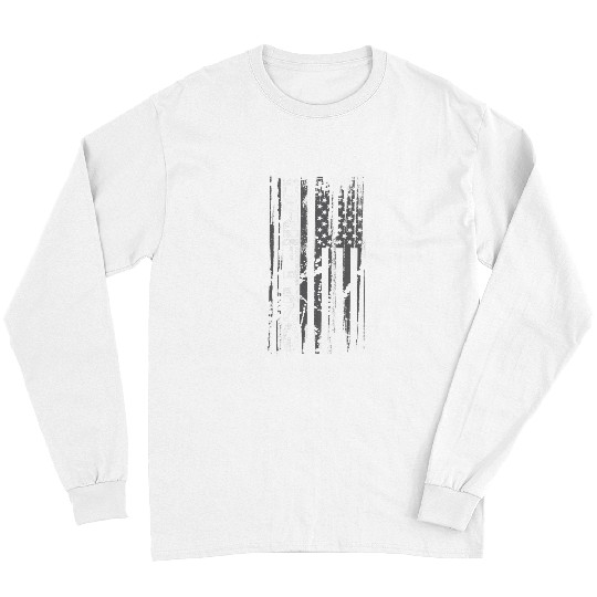 American Flag Car Racing Drifting Long Sleeves