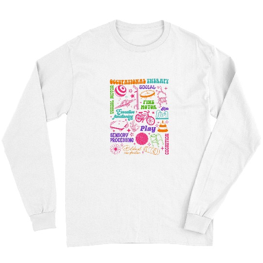 Occupational Therapy Ot Mom Mental Health Student Women Long Sleeves