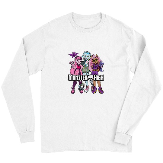 Kids Monster High STUDENT Group With Pets Long Sleeves