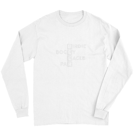 Birdie Bogey Eagle Par Beer Golf Lover Long Sleeves