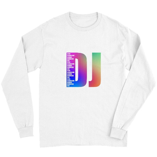 DJ 2Music Beat Vinyl Record Disc Jockey Long Sleeves