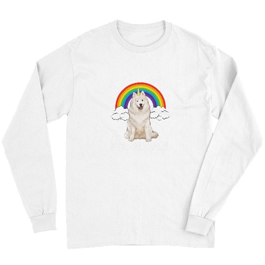Rainbow Samoyed Ew People Unicorns Dog 109 Long Sleeves