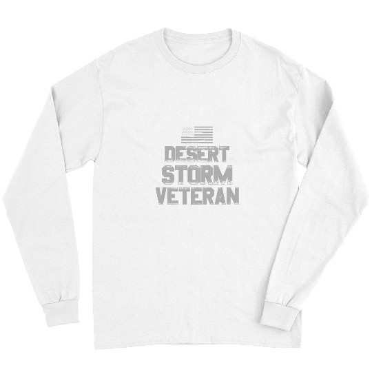 Desert Storm Combat Veteran Artwork Long Sleeves