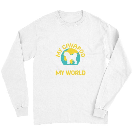 My Cavapoo Rules My World Dog Lover Puppy Owner Long Sleeves