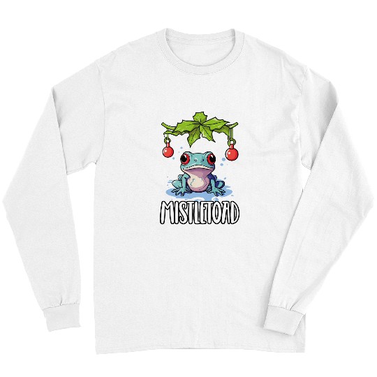 Frog Christmas Merry xmass Frog Owner Amphibian Toad Long Sleeves