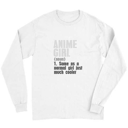 Anime Girl Definition Long Sleeves