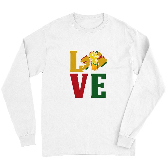 Black Love History Afrocentric African American Empowerment Long Sleeves