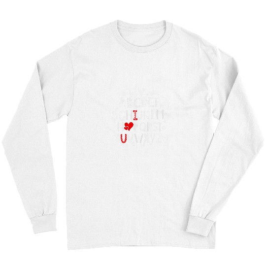 English Teacher Valentines Day Funny I Love You ABC Alphabet Long Sleeves