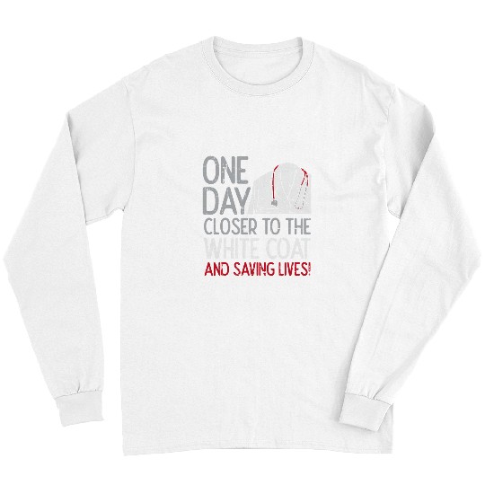 Future Doctor Lifesaver Funny Pre Med Med Student Long Sleeves