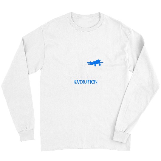 Motorized Plane Evolution Pilots Powered Plane Airplane Long Sleeves