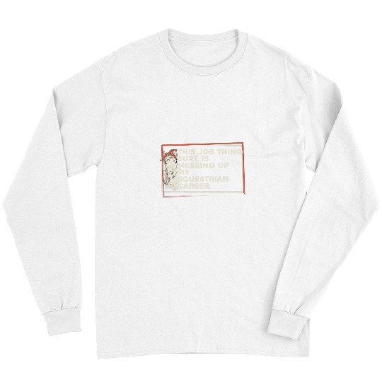 Horse Lover Womens Equestrian Horseback rider horsewoman Long Sleeves