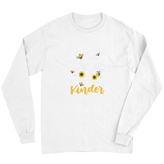 I Teach Cutest Bees in Kinder Kindergarten Teacher First Day Long Sleeves