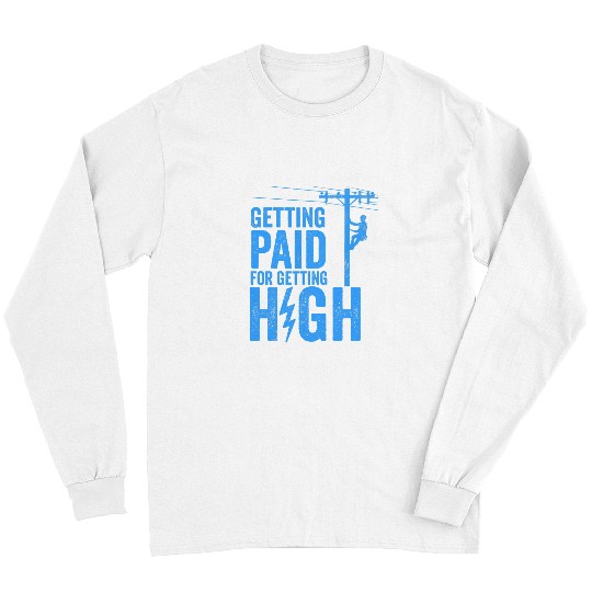 Electrical Gift Electrical Power Lineman Men Boys 1 Electrician Long Sleeves