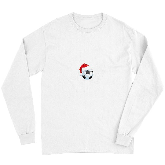 Sport Soccer Joy Christmas Soccer Ball Funny Soccer Player xmass Boys Mens Long Sleeves