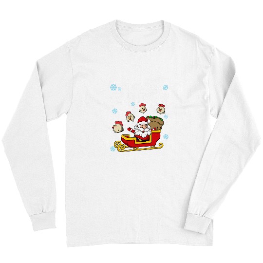 Chickens for Everybody Christmas Chicken Women Long Sleeves