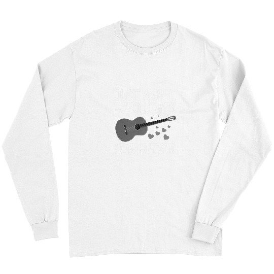Funny Guitar Funny Guitar Player Design For Girls Women Kids Guitar Lover 1 Guitarist Long Sleeves