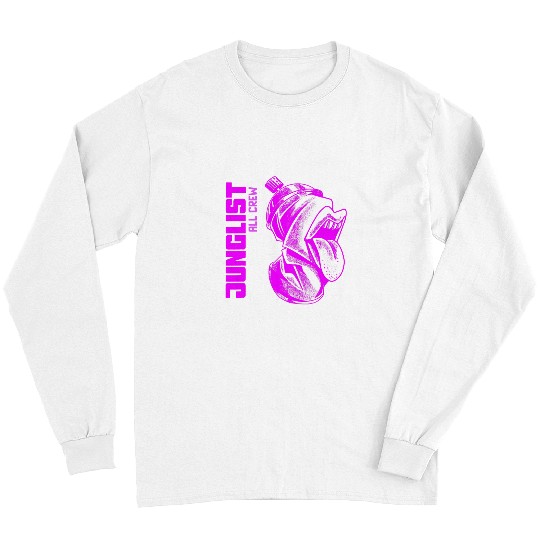 Funny Drummer Junglist Graffiti Drum And Bass DnB Music Long Sleeves