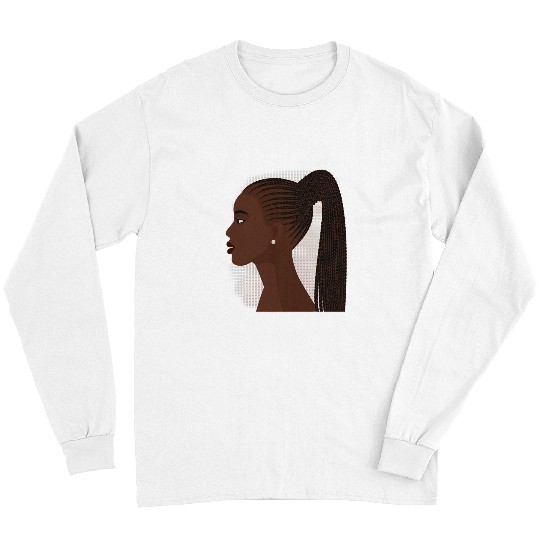Black Women Melanin Girl International Women Day Girls Power Long Sleeves