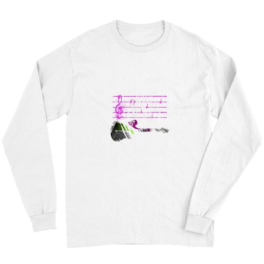 Funny Guitar Chicago Style Blues Guitarist Long Sleeves