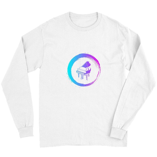 Funny Piano Music Musical Instrument Piano Musician Pianist 1 Long Sleeves