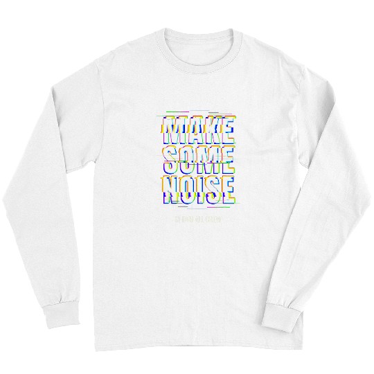 Funny Drummer And Bass Music Liquid Jungle Make Some Noise DnB Long Sleeves