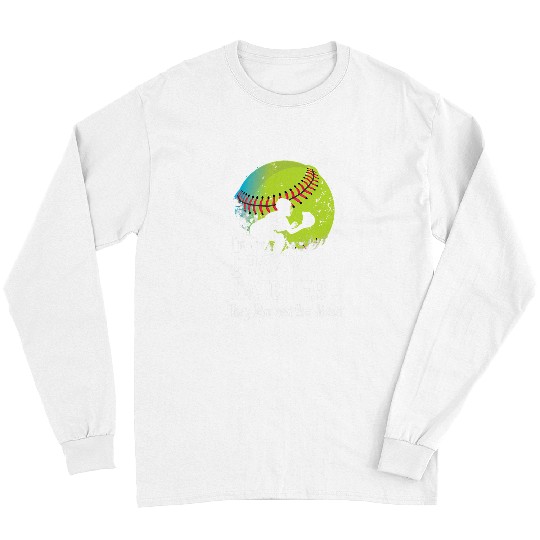 Softball Gift Funny crazys Catcher Bat Ball Player Softball Sports Lovers Long Sleeves