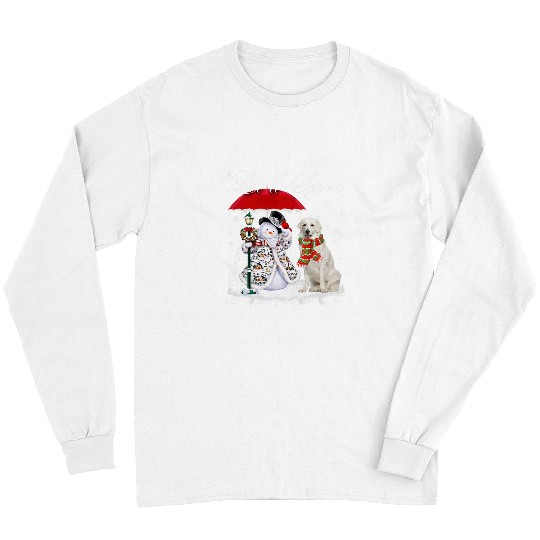 Kuvasz Pet Santa Dog Christmas Snowman xmass Pajama 357 Long Sleeves
