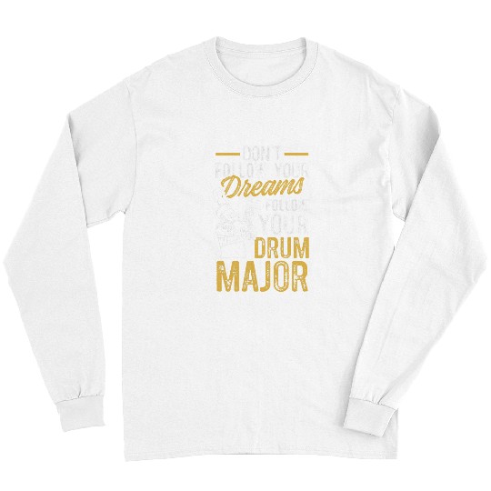 Funny Trumpet Hilarious Drum Major Trumpet Meme School Marching Band Long Sleeves